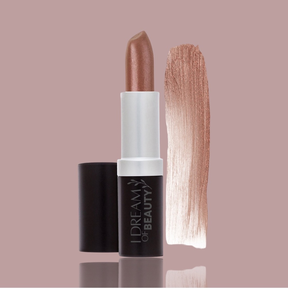 Inspire Sheer and Shine Shimmering Tan Neutral Lipstick